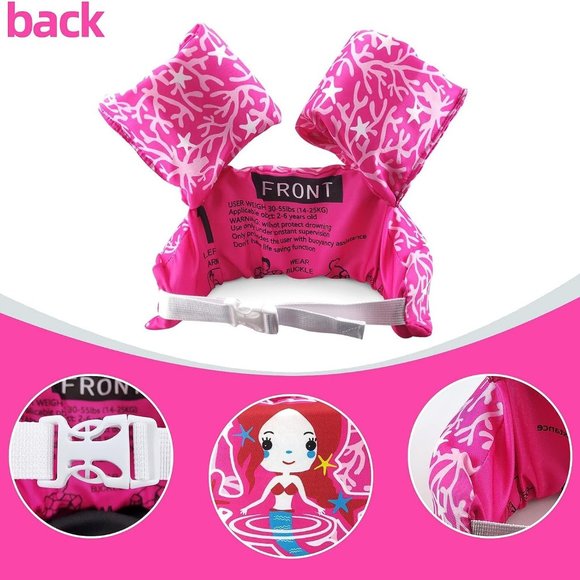 Baby Children Toddler Sea Beach water Pool Arm Wings Kids Floatie Swim Vest Life - Picture 7 of 8